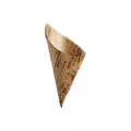 Cornet feuille bambou h130mm Ø50mm